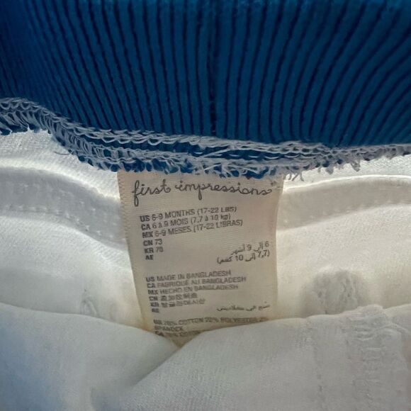 First Impressions Boy's Size 6-9 Mo Denim Shorts - Picture 4 of 4
